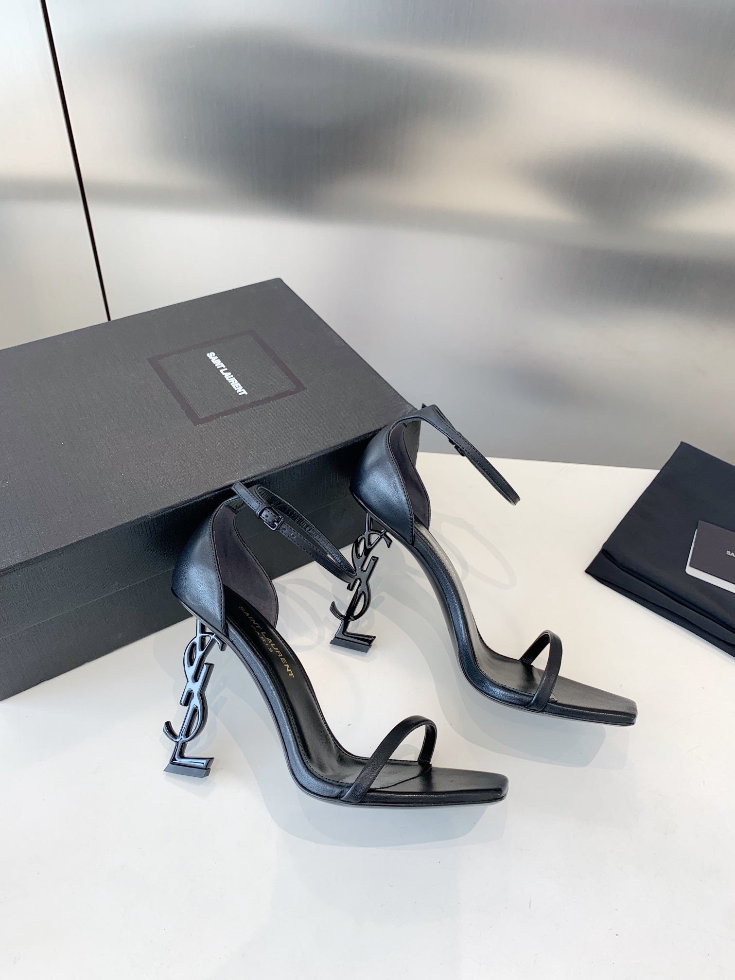 saint laurent heels sandals