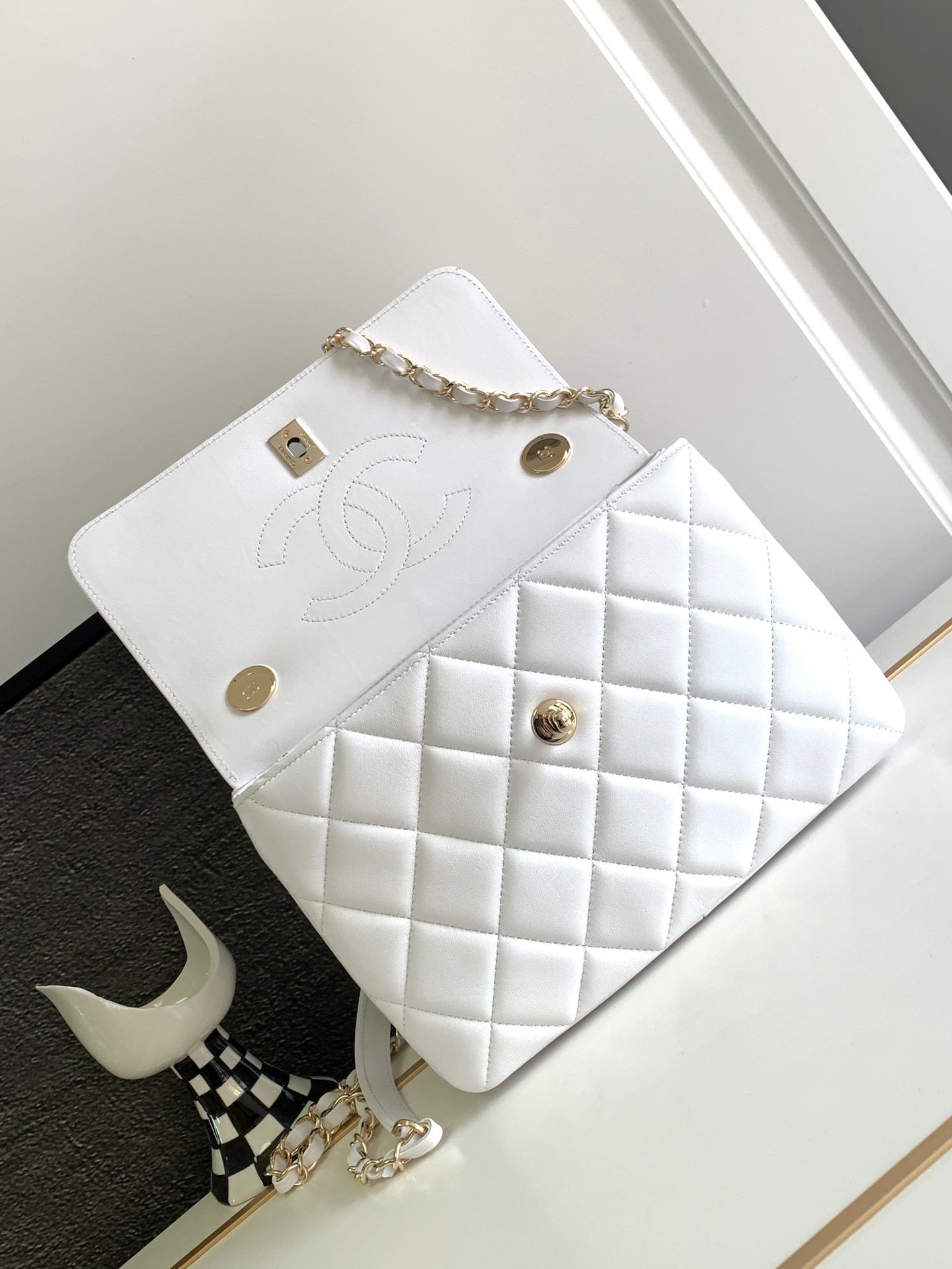 Bolso chanel mini con solapa