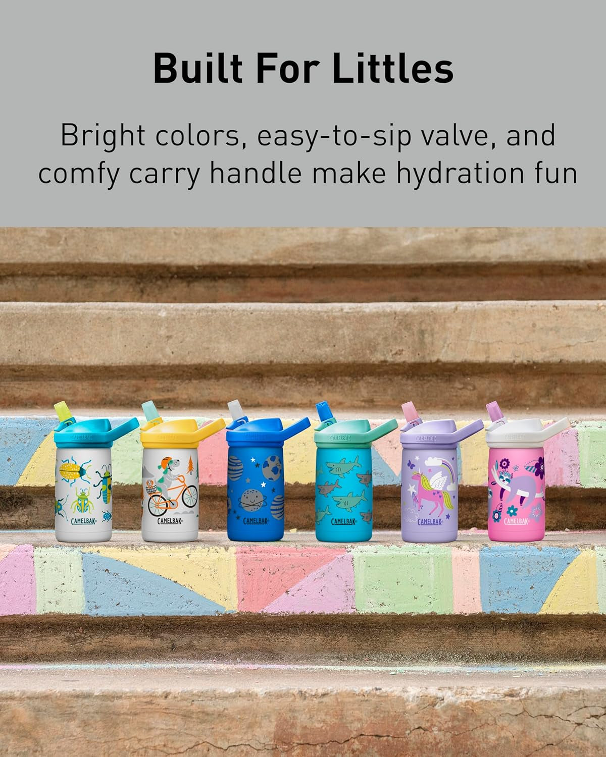 Eddy+ Kids Sst Vacuum Insulated Bottle 350Ml 12Oz