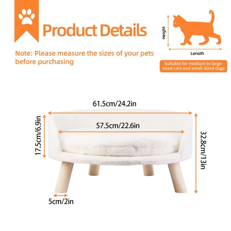 Kaela round Pet Sofa