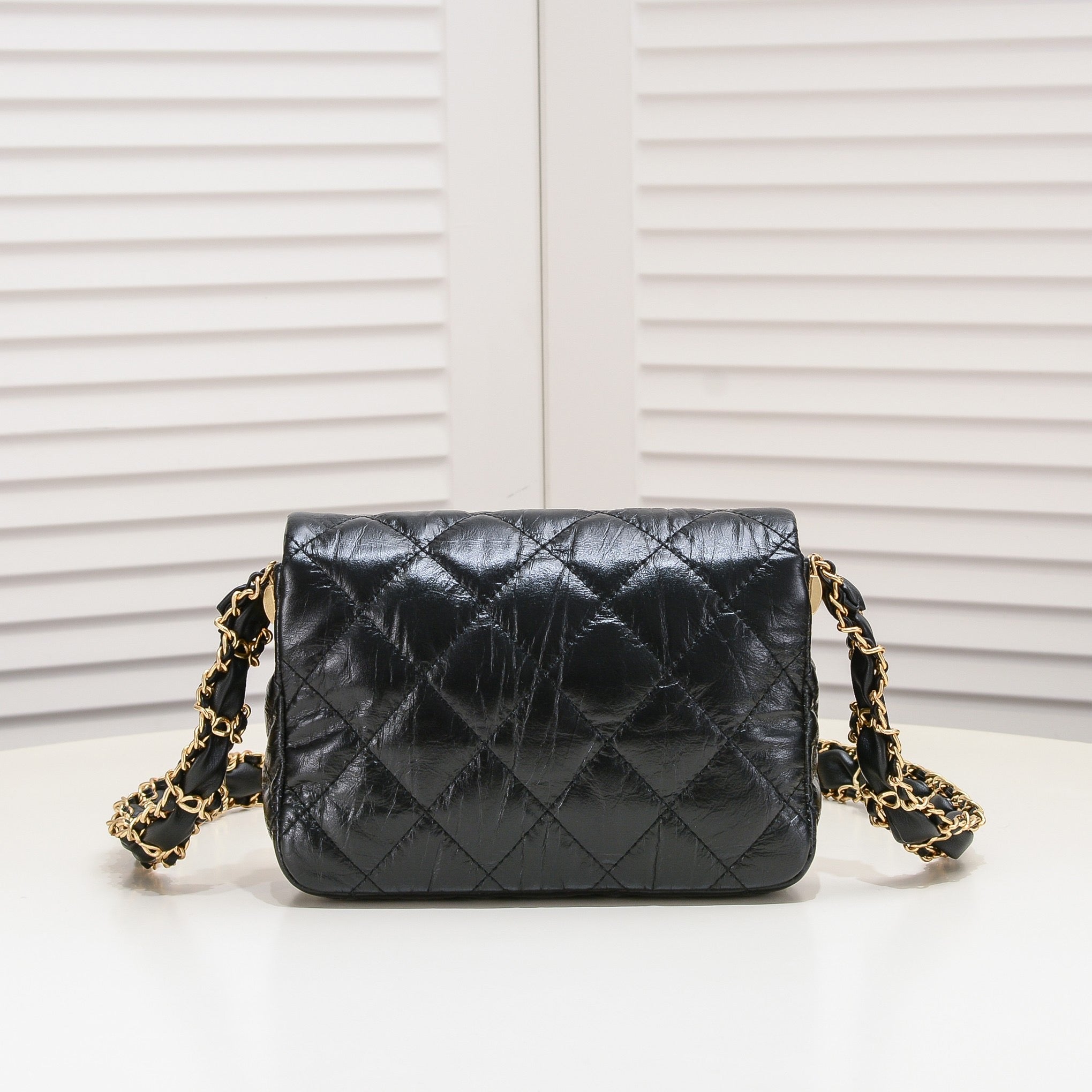 Chanel Hobo Wide Shoulder Strap Crossbody Bag Shoulder Bag