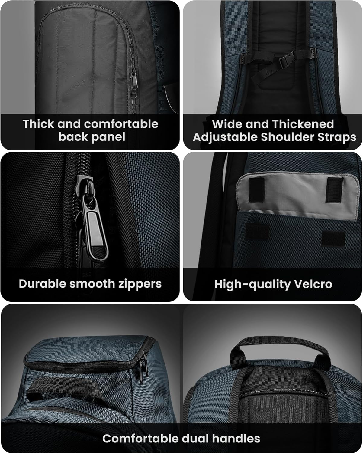 50L Ski Boot Bag, Ski and Snowboard Boots Travel Backpack with Separate Compartments for Helmet, Ski Shoes, Goggles, Gloves, and Accessories, Splash Proof Exterior & Bottom