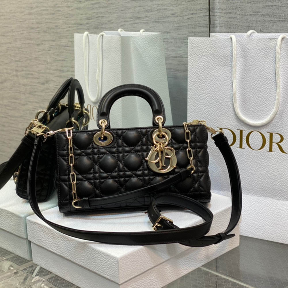 Dior Medium LADY D-JOY - Sheep leather