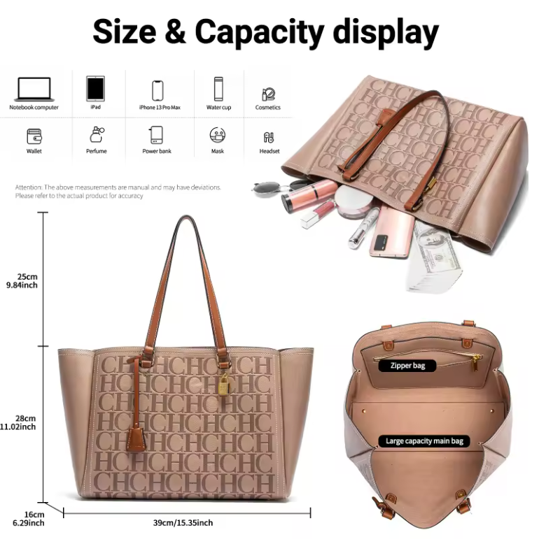 CHCH Bolso de mano para mujer