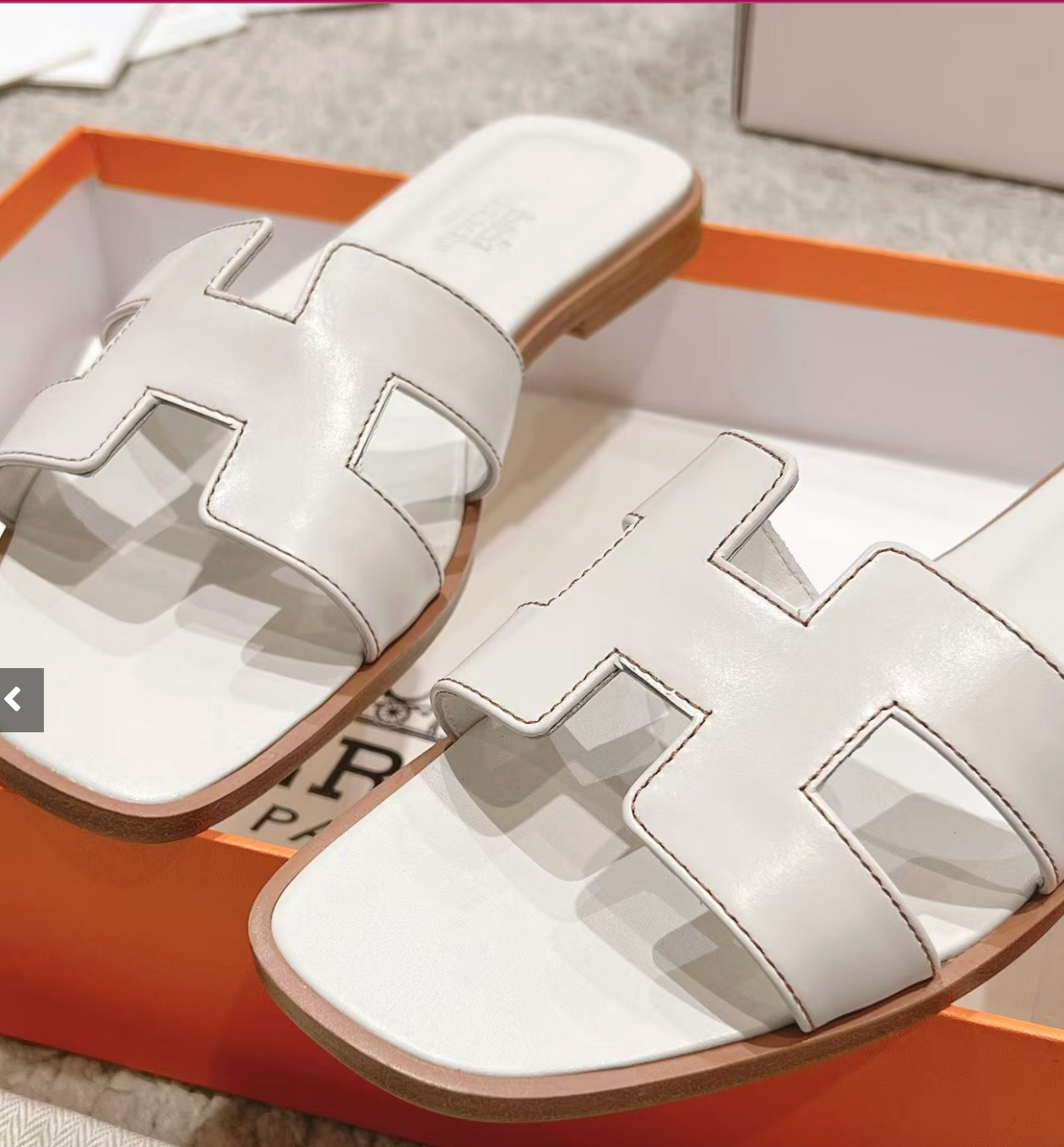 BNIB Hermes Oran sandal