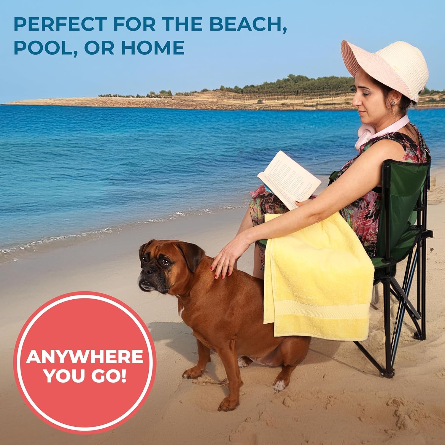 100% Turkish Cotton 6 Pcs Bath Towel Set, Luxury Bath Towels for Bathroom, Soft & Absorbent Bathroom Towels Set (2 Bathtowels, 2 Hand Towels, 2 Washcloths)- Yellow