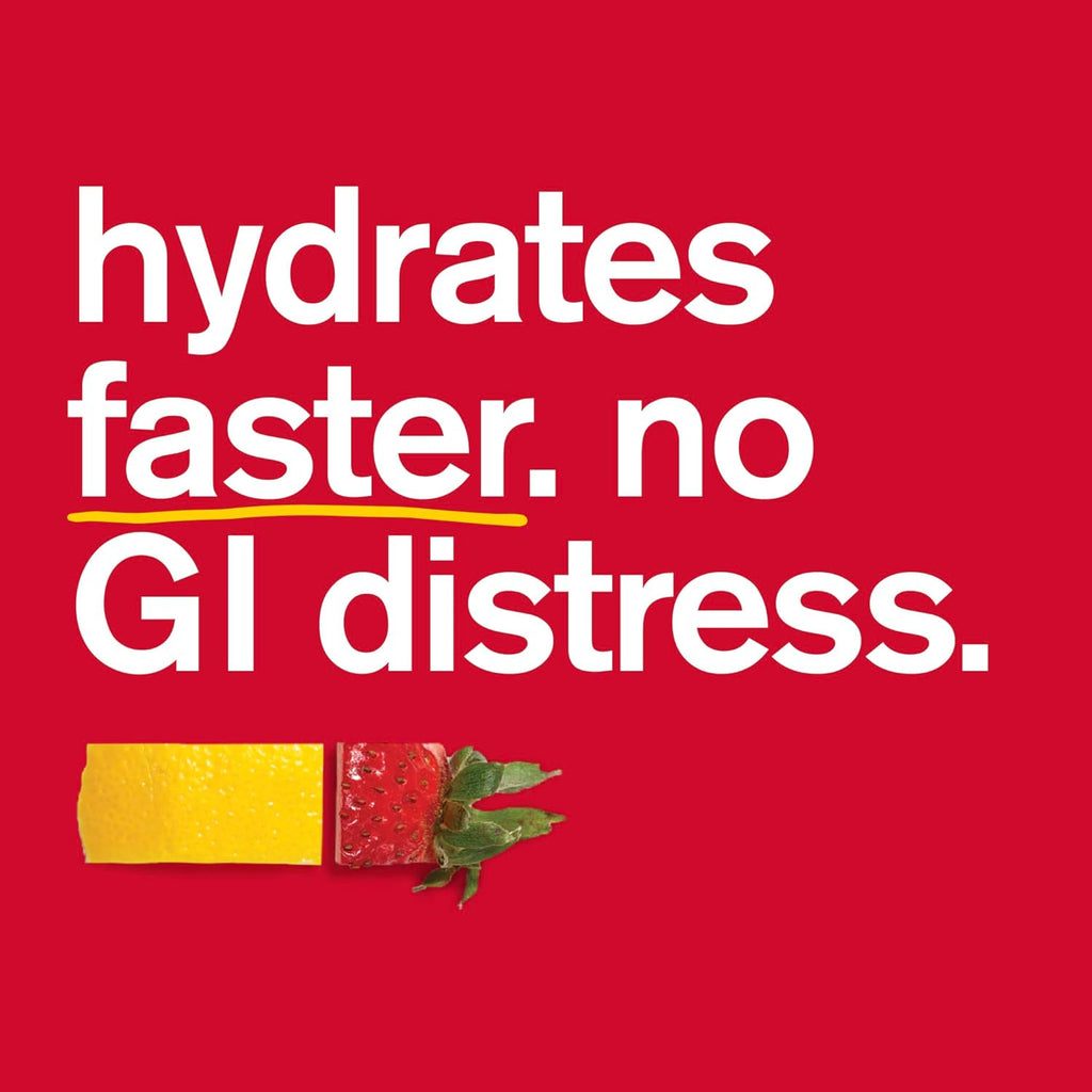 Hydration Sports Drink Mix Packets – Real‑Fruit Electrolyte Powder for Fast Hydration & Endurance | Strawberry Lemonade | 20 Pack | Vegan, Non‑Gmo, Clean Ingredients