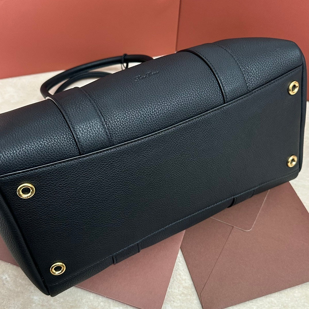 Loom bag L32 black loro piana